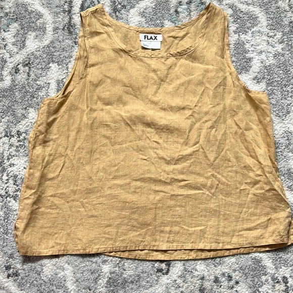 Flax Tops - Flax Linen Tank Top